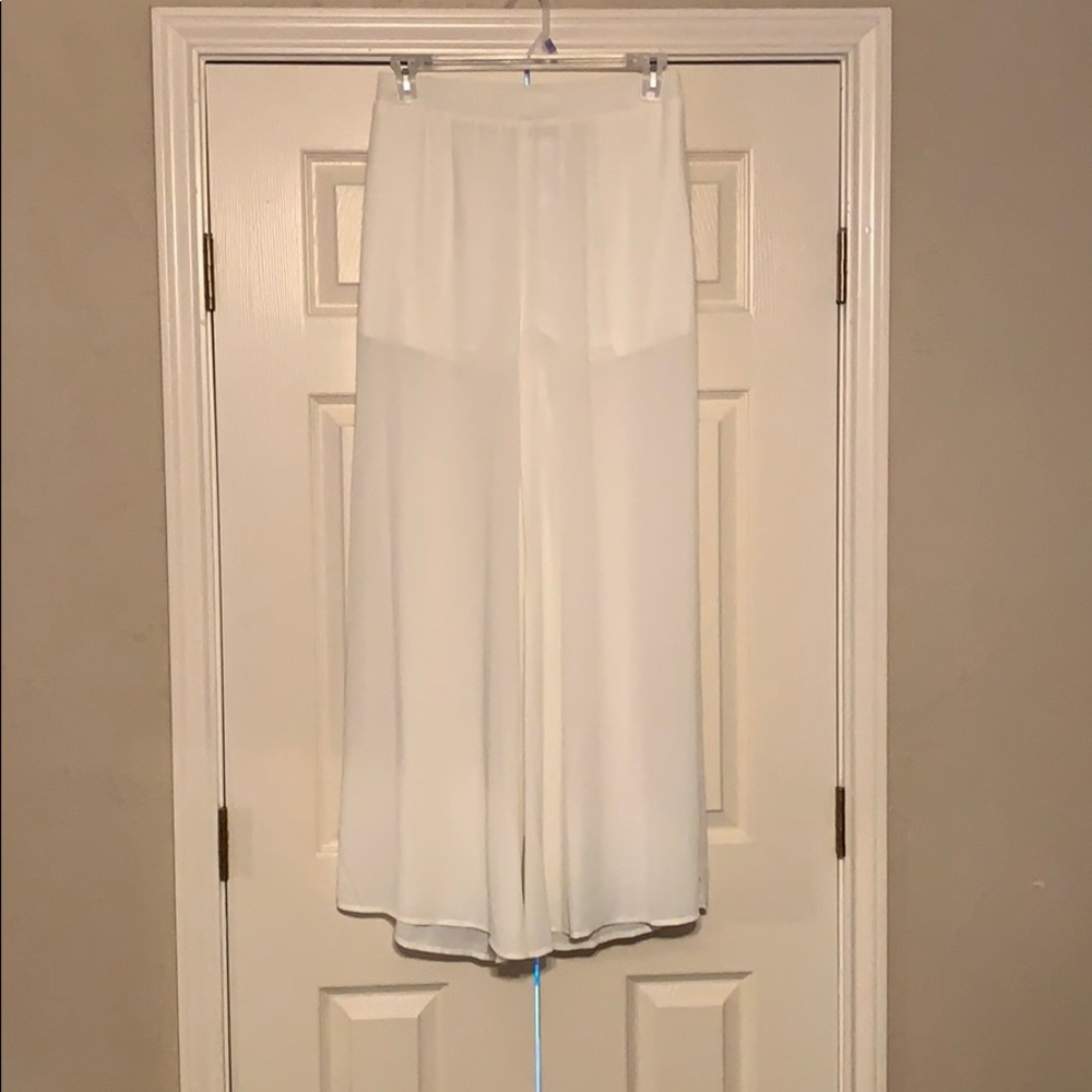 Wide leg Pants with Double Splits